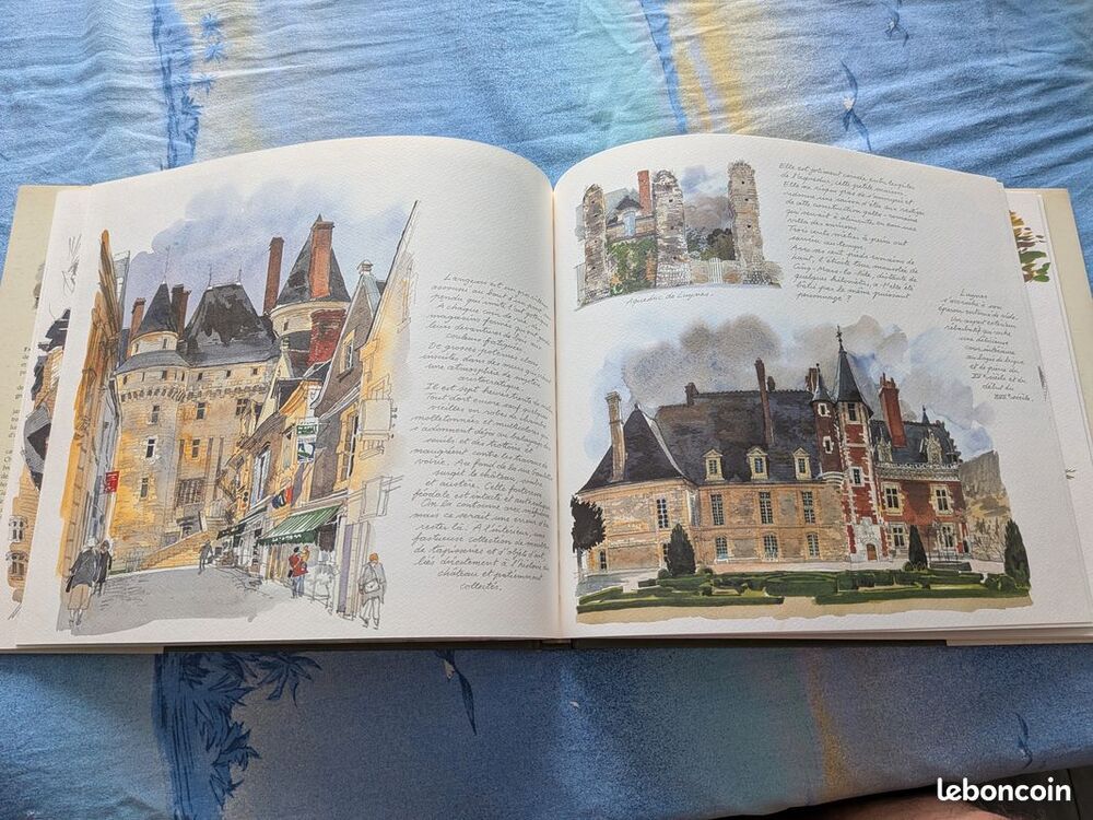 Vall&eacute;e de la Loire ; aquarelles Livres et BD
