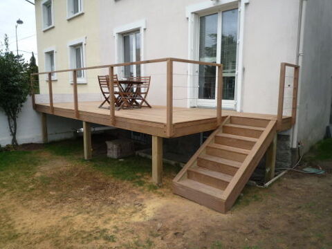 Terrasses sur pilotis bois 1 Saint-Omer (62)