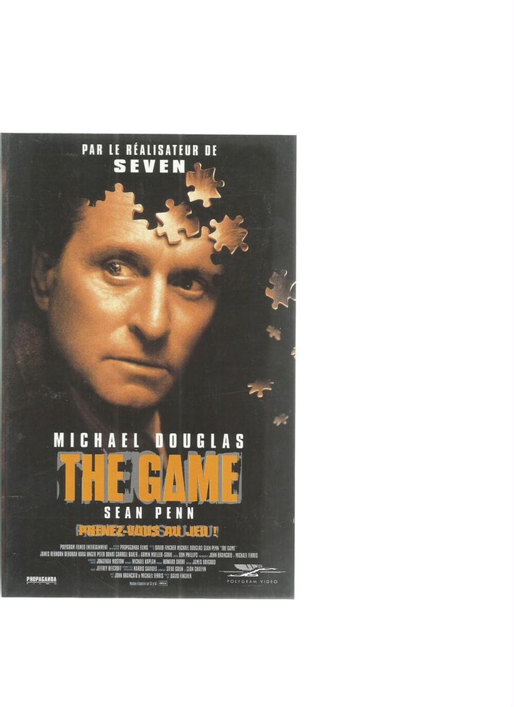 The game - cassette vhs - livraison possible 