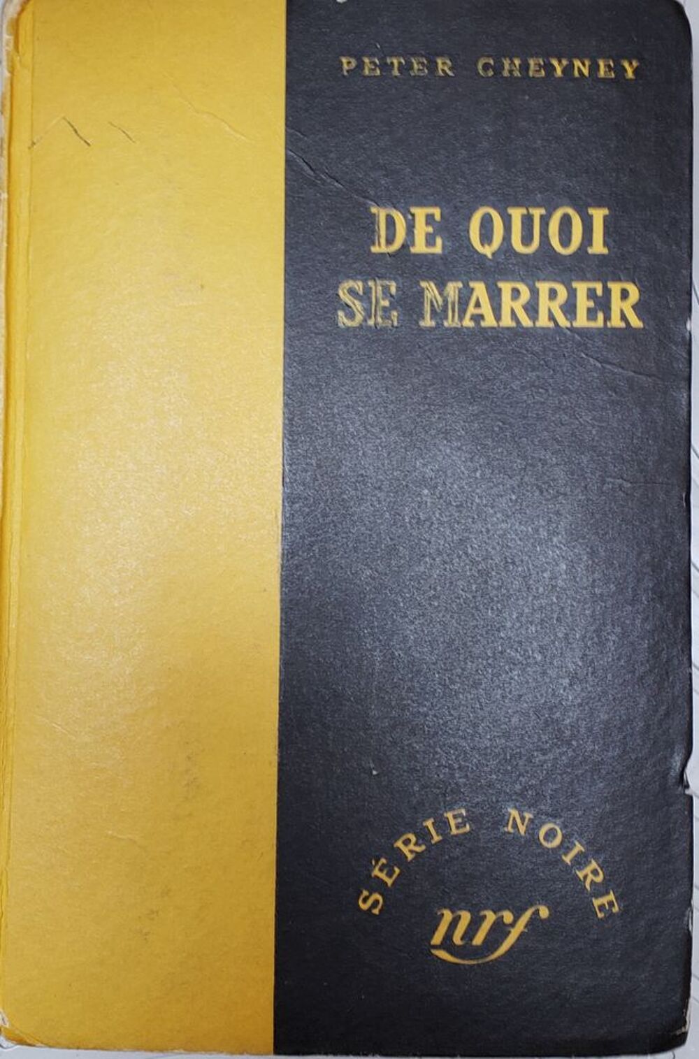 livre de Peter Cheyney Livres et BD