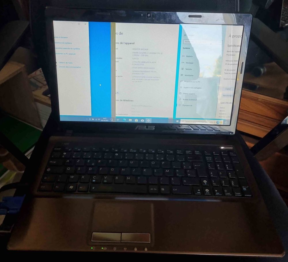 PC PORTABLE ASUS K53SV (Id&eacute;al d&eacute;butant ou 1er PC) Matriel informatique