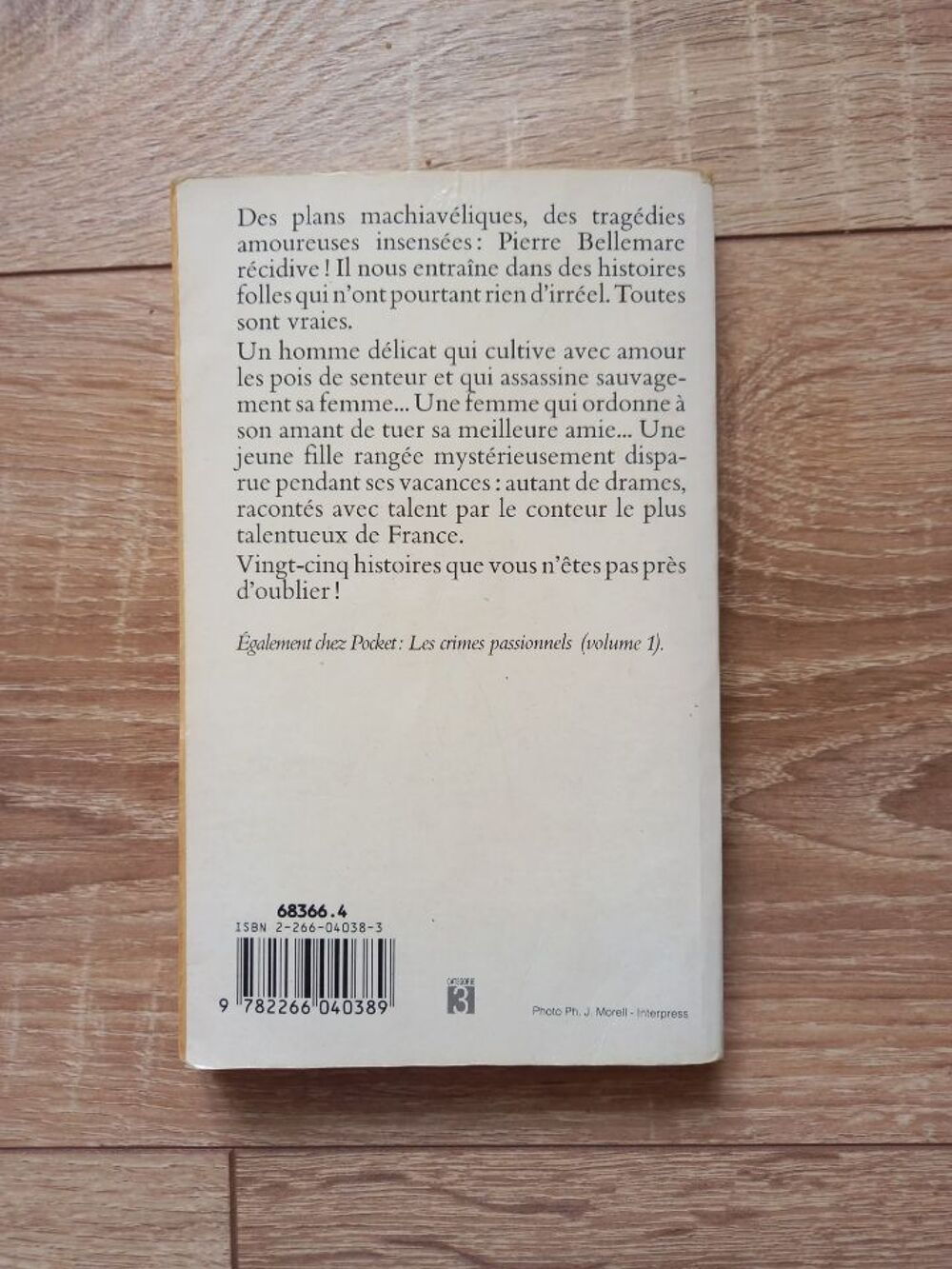 Livre "Les crimes passionnels" Pierre Bellemare Livres et BD