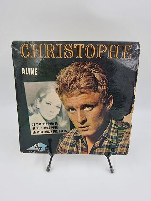 Vinyle 45 tours Christophe : Aline (Je t'ai Retrouv�e...) 3 Vulbens (74)