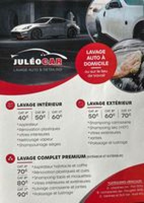   Lavage automobile à domicile 