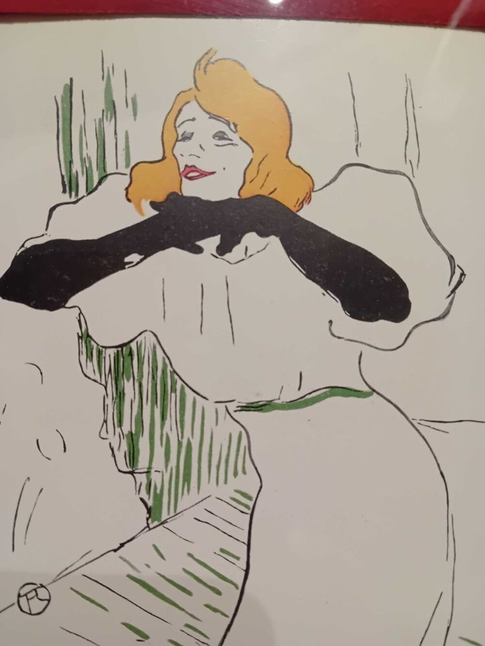 Henri de toulouse-lautrec - Yvette Guilbert, 1950 Décoration