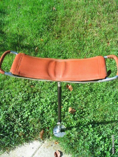 Canne-si�ge avec assise en cuir r�glable  Marque GAMEBIRD
109 La Loupe (28)