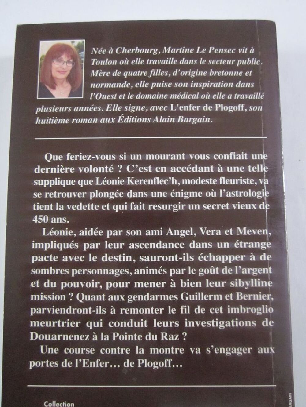 L ' ENFER DE PLOGOFF roman policier BRETON BARGAIN Livres et BD