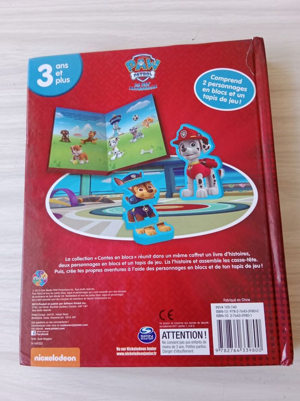 PAW PATROL Contes en Blocs Jeux / jouets