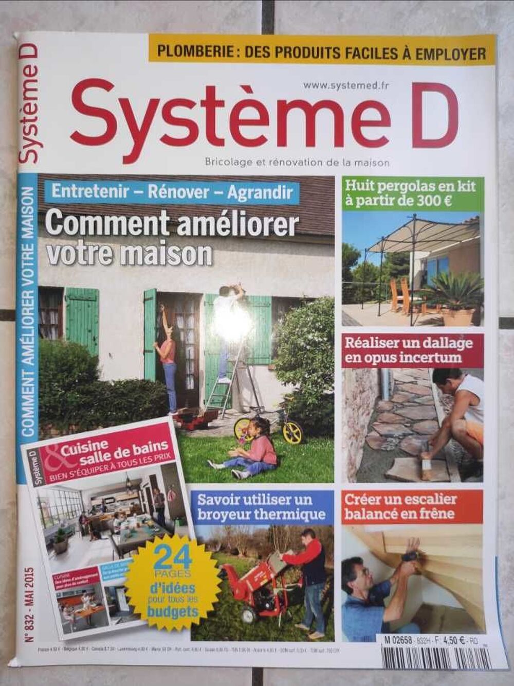 Syst&egrave;me D Lot 10 Magazines anciens Livres et BD