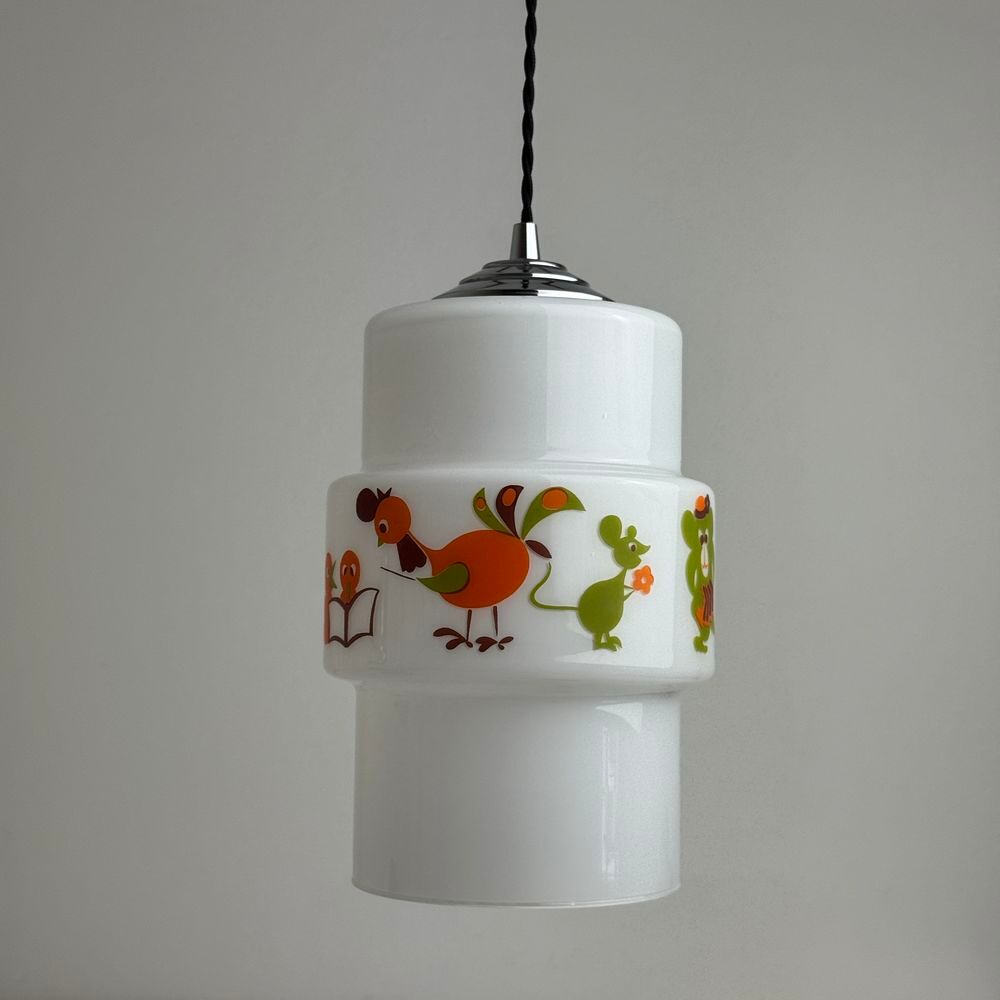 ANCIENNE SUSPENSION 1970 CHAMBRE ENFANT VINTAGE Décoration