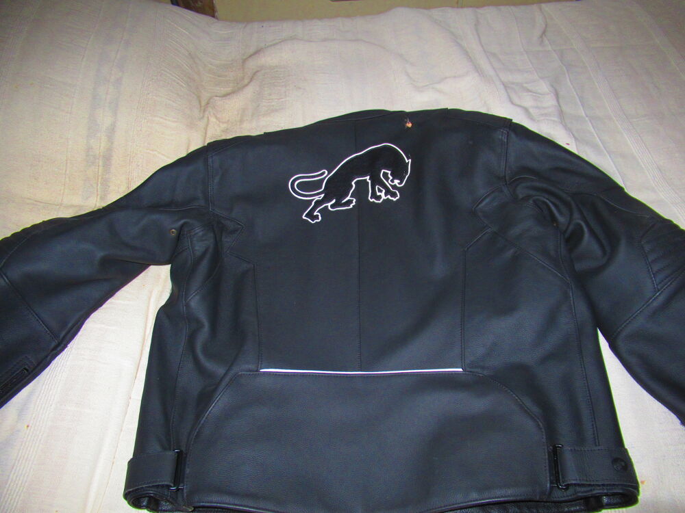 blouson motard port&eacute; 2 fois excellent &eacute;tat avec doublure Vêtements