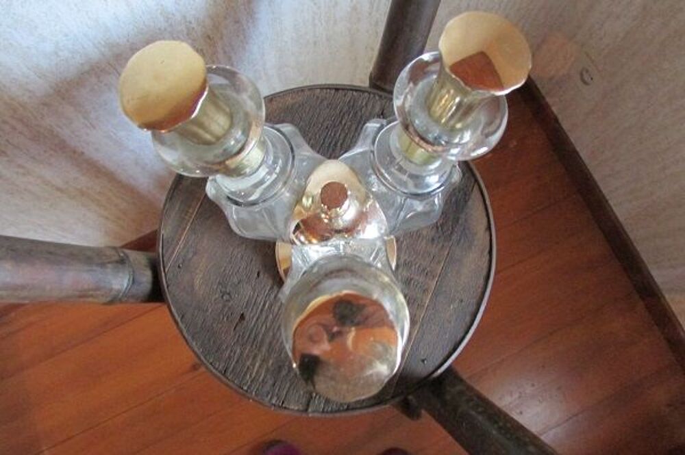 Flacon triptyque de liqueur de Garnier, ann&eacute;e 50 