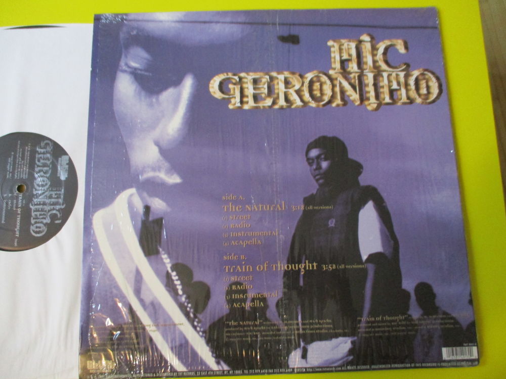 MIC GERONIMO THE NATURAL MAXI 45 1995 US RAP CD et vinyles