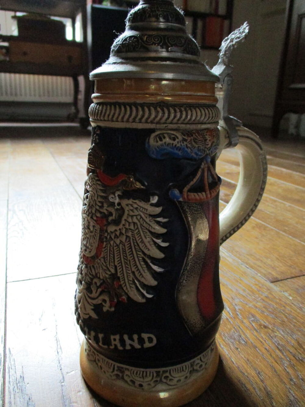 Belle chope &agrave; bi&egrave;re de collection Décoration