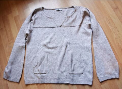 Taille 42. PULL Camel. Coton et laine. Tr�s bon �tat. 9 Gujan-Mestras (33)