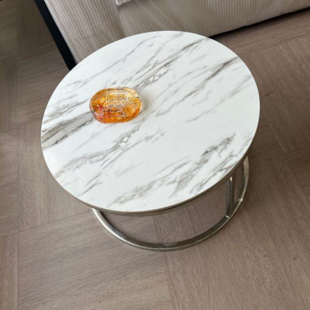 Table basse marbre blanc Meubles