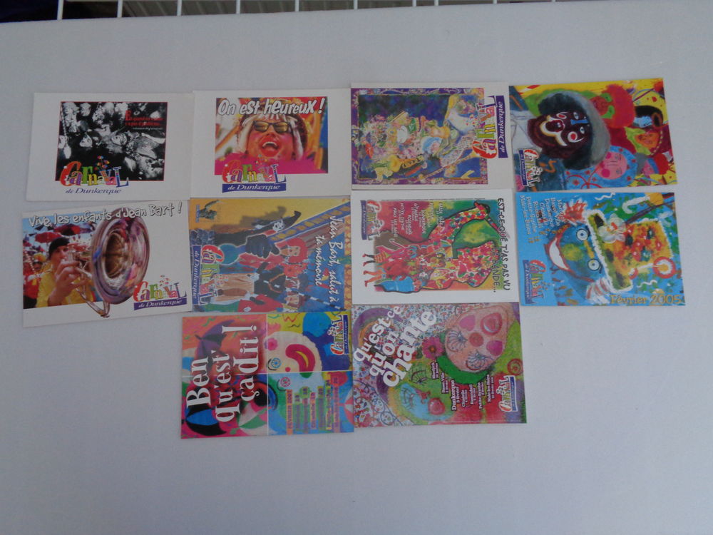 CARTES POSTALES CARNAVAL DE DUNKERQUE 