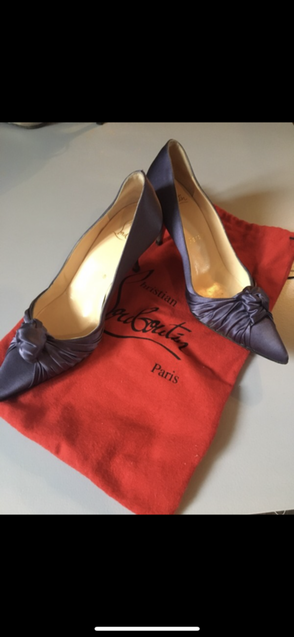 Escarpins Louboutin -couleur prune - pointure 36 Chaussures