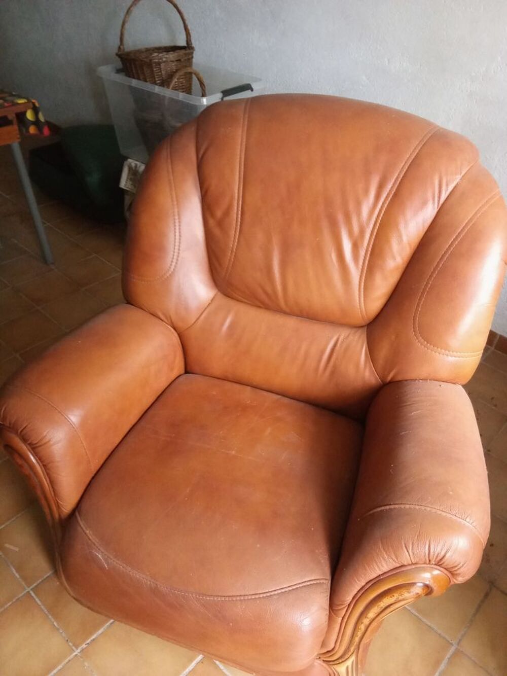Fauteuil cuir 
Meubles