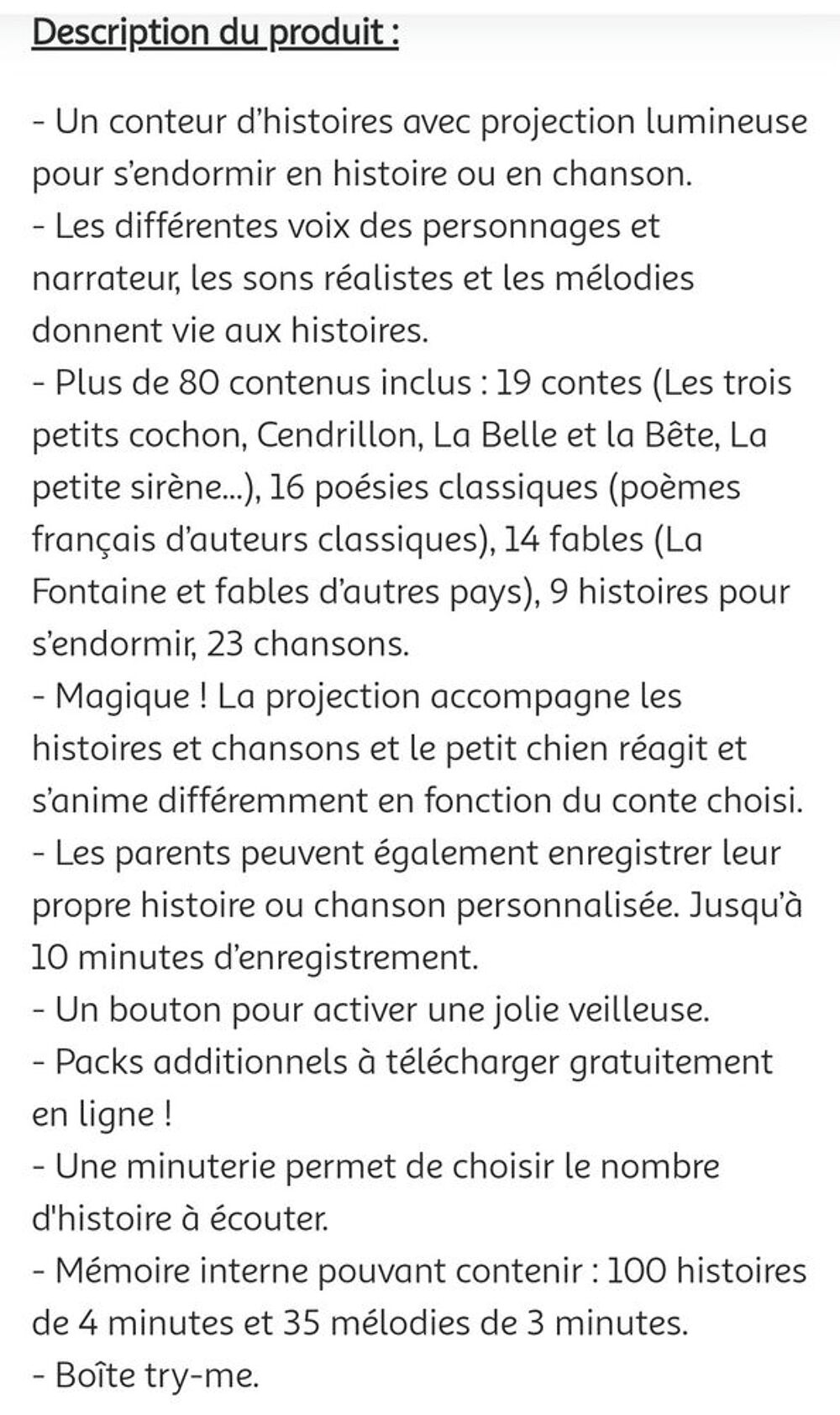 Storikid fille 3-8 ans rose/lilas Jeux / jouets