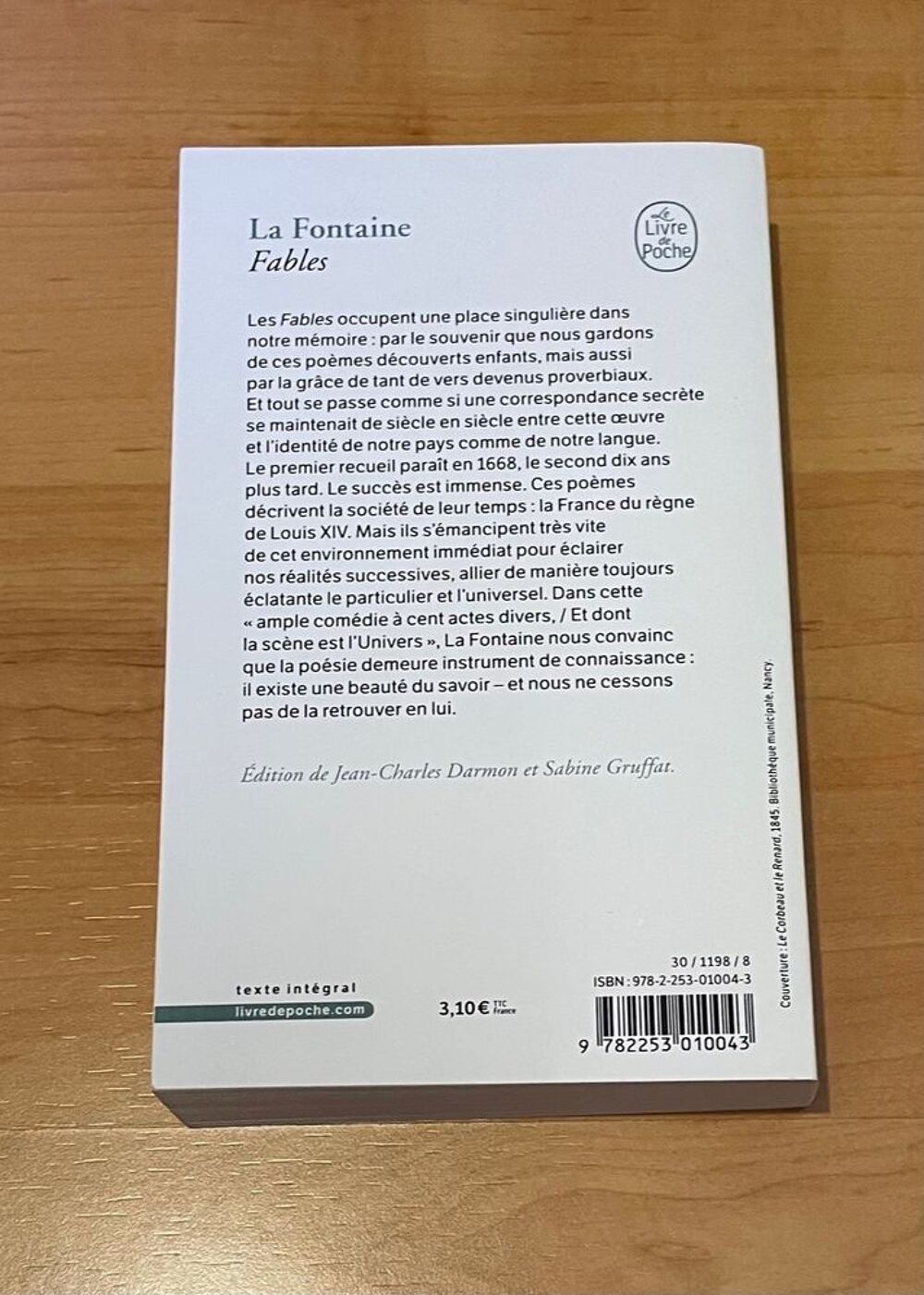 Les Fables de La Fontaine Livres et BD