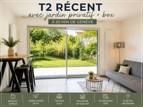    T2 de 42,64 m² avec jardin privatif de 34 M2 et Box privé Appartement - 2 pièce(s) - 42 m²