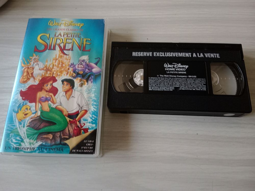 VHS LA PETITE SIR&Egrave;NE - Disney DVD et blu-ray