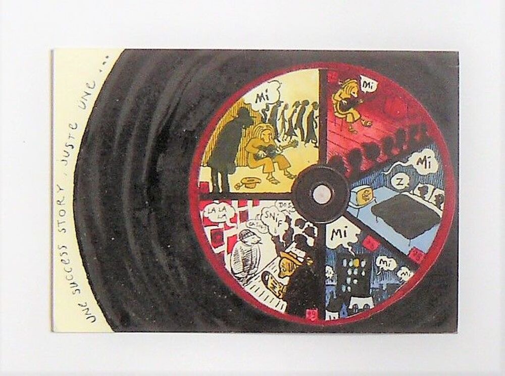 David PRUDHOMME : Carte postale Festival BD-Disque - 1999 