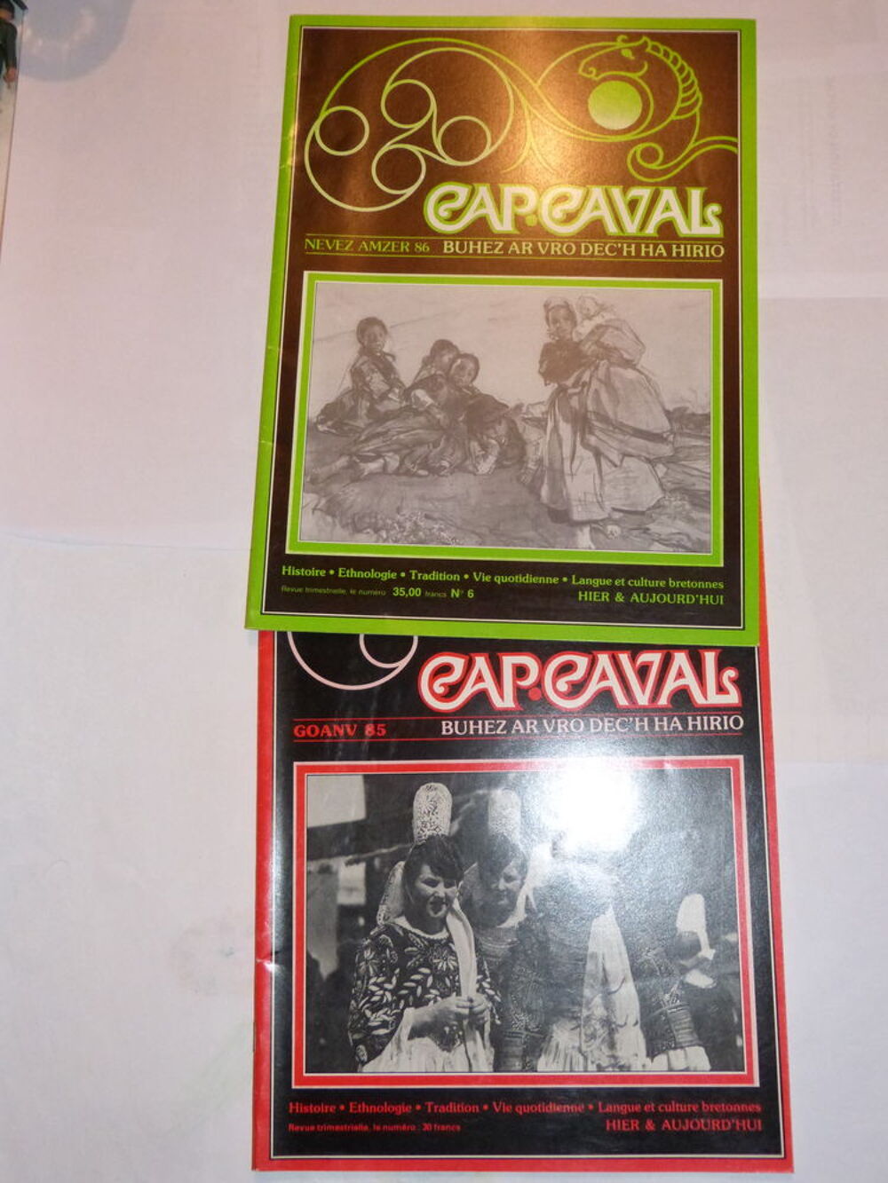 PERIODIQUE BRETON CAP CAVAL a choisir - LISEZ TOUT LE TEXTE Livres et BD