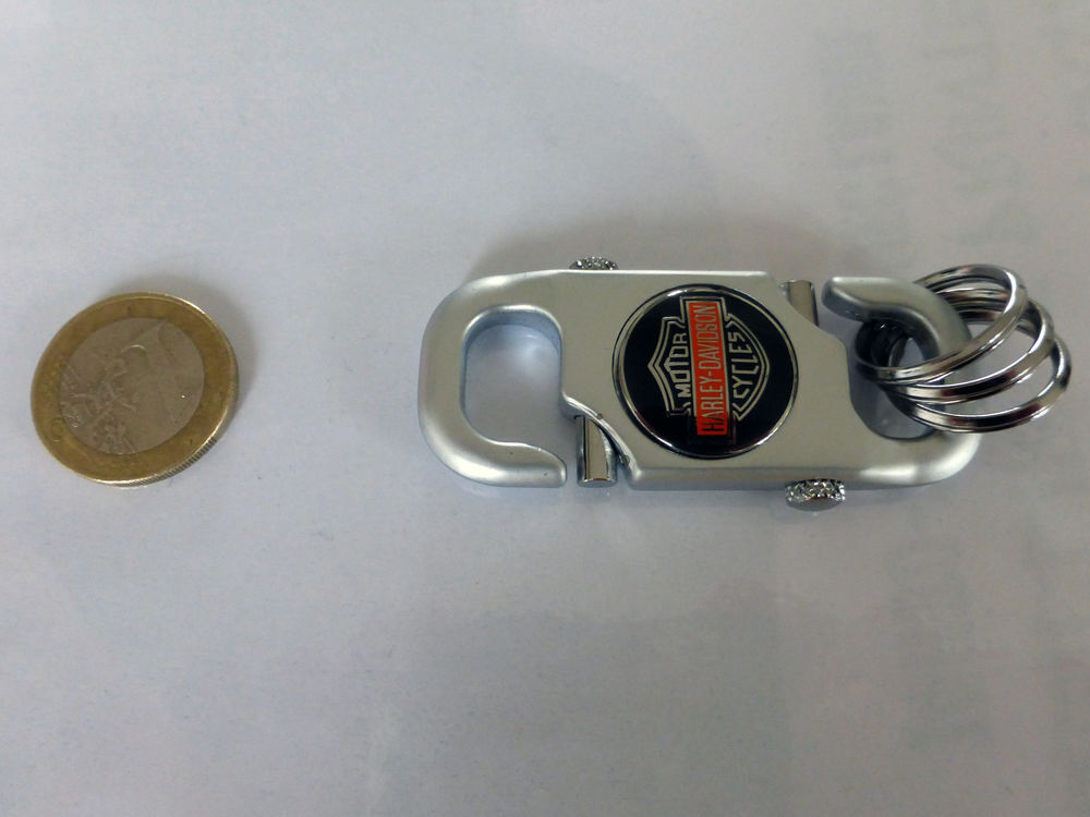 Porte-cl&eacute;s Harley-Davidson, logo Bar&amp;Shield 