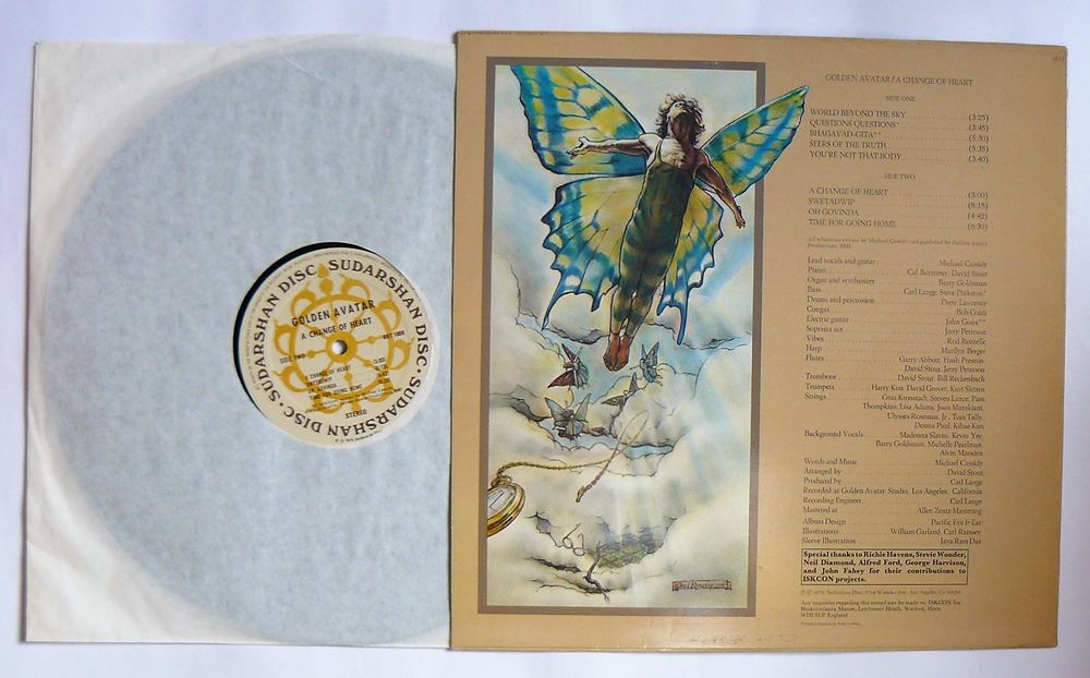 LP GOLDEN AVATAR : A change of heart - Sudarchan Disc - 1975 CD et vinyles
