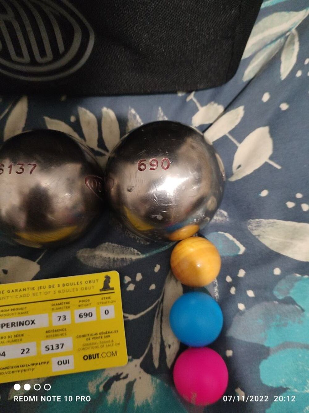 boule de p&eacute;tanque Sports