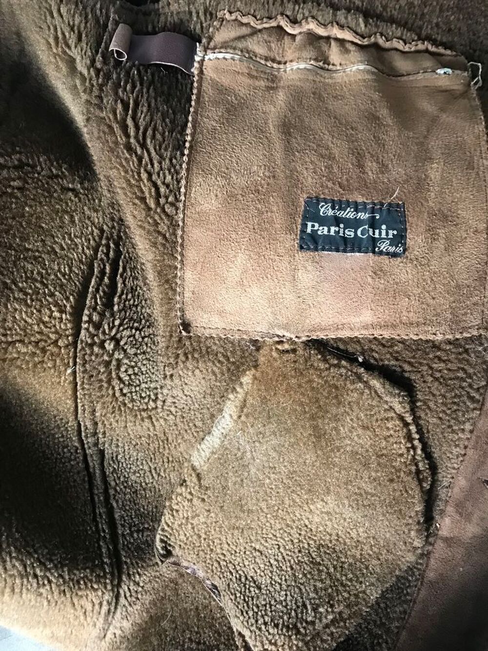 Manteau 3/4 homme peau lain&eacute;e 60€ Vêtements