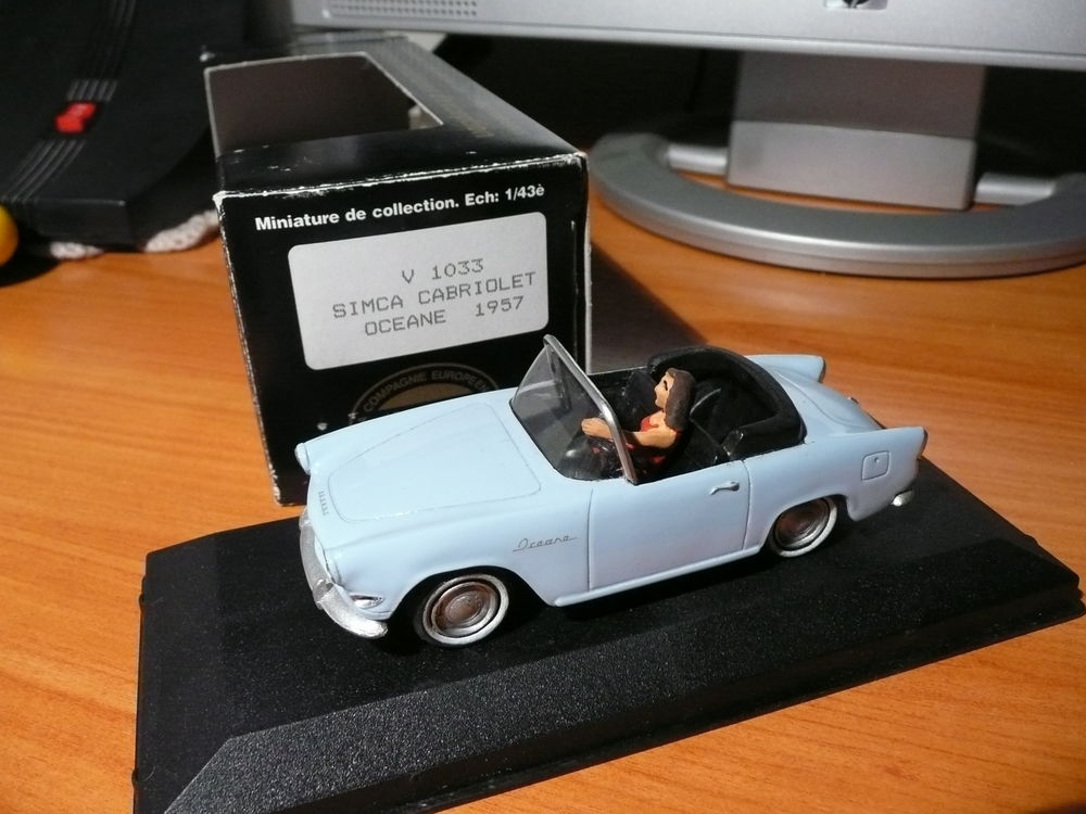 Voiture miniature1/43 Simca Cabriolet 