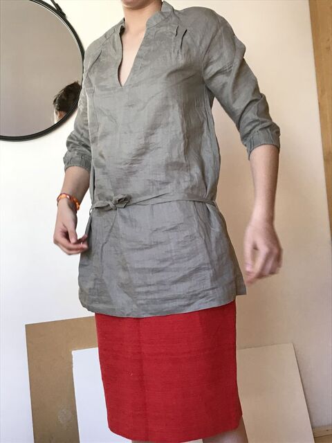 comptoir des cotonnniers - blouse en lin , taille 38 0 Paris 5 (75)