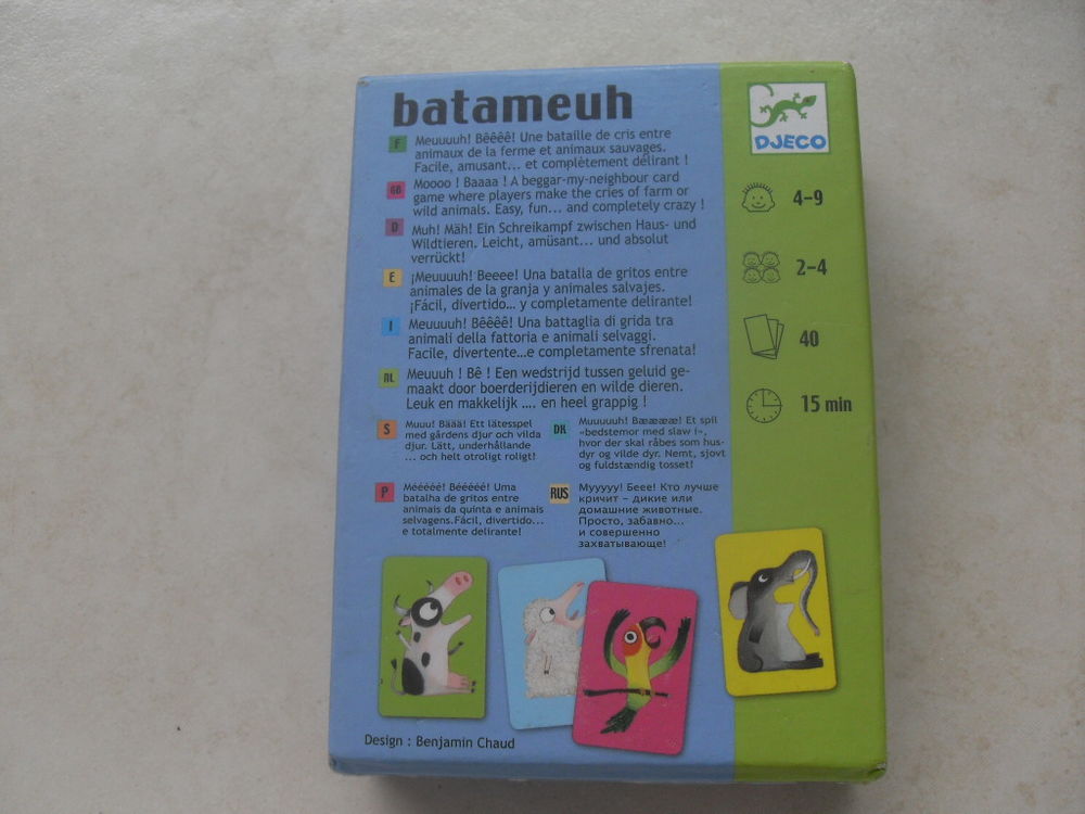Batameuh - jeu de bataille d&eacute;lirant - Jeux / jouets