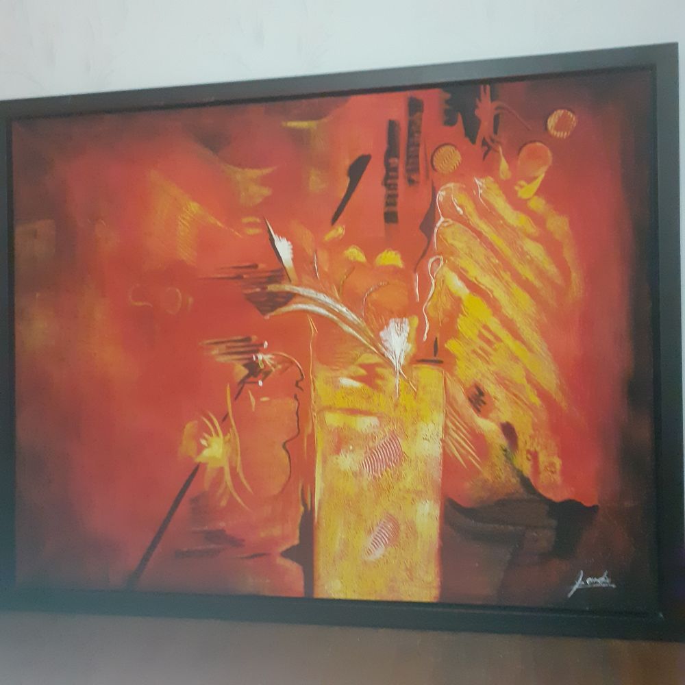 Tr&egrave;s beau tableau moderne Décoration