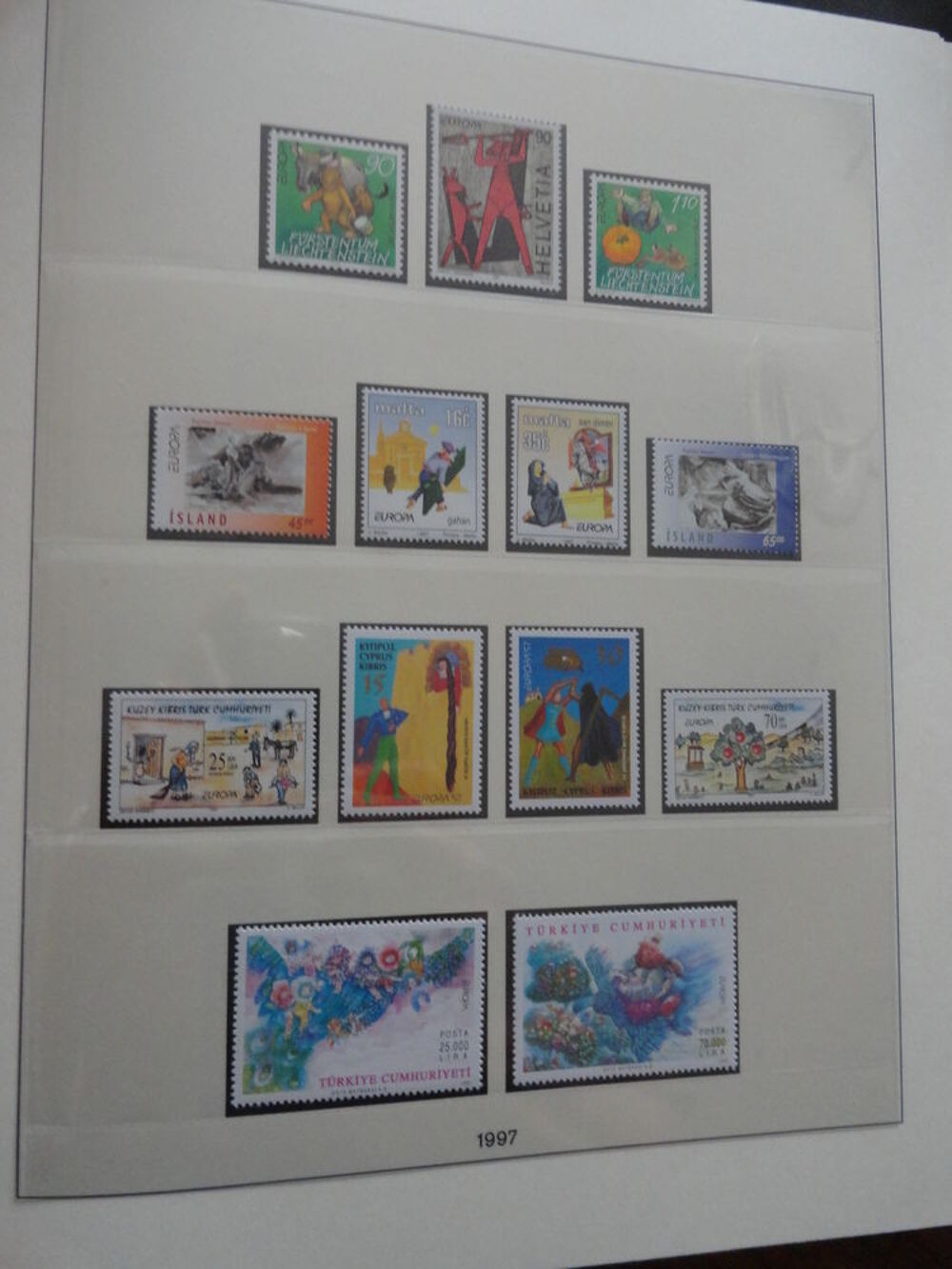 Timbres EUROPA Tous Pays 