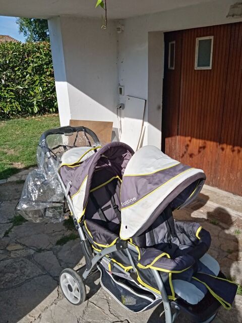 poussette double trottine