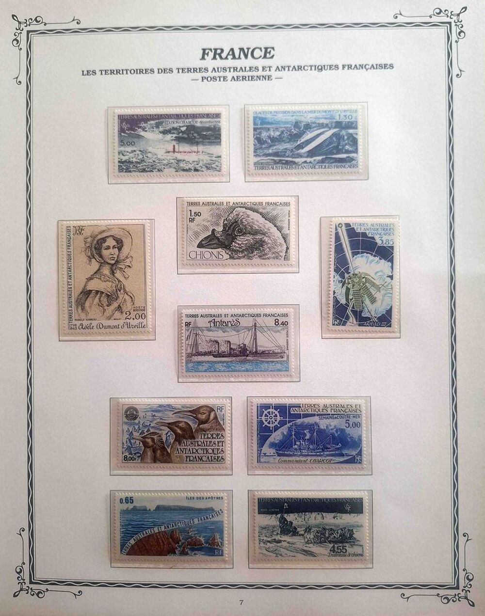 Timbres des Terres Australes et Antarctiques Fran&ccedil;aises 20 