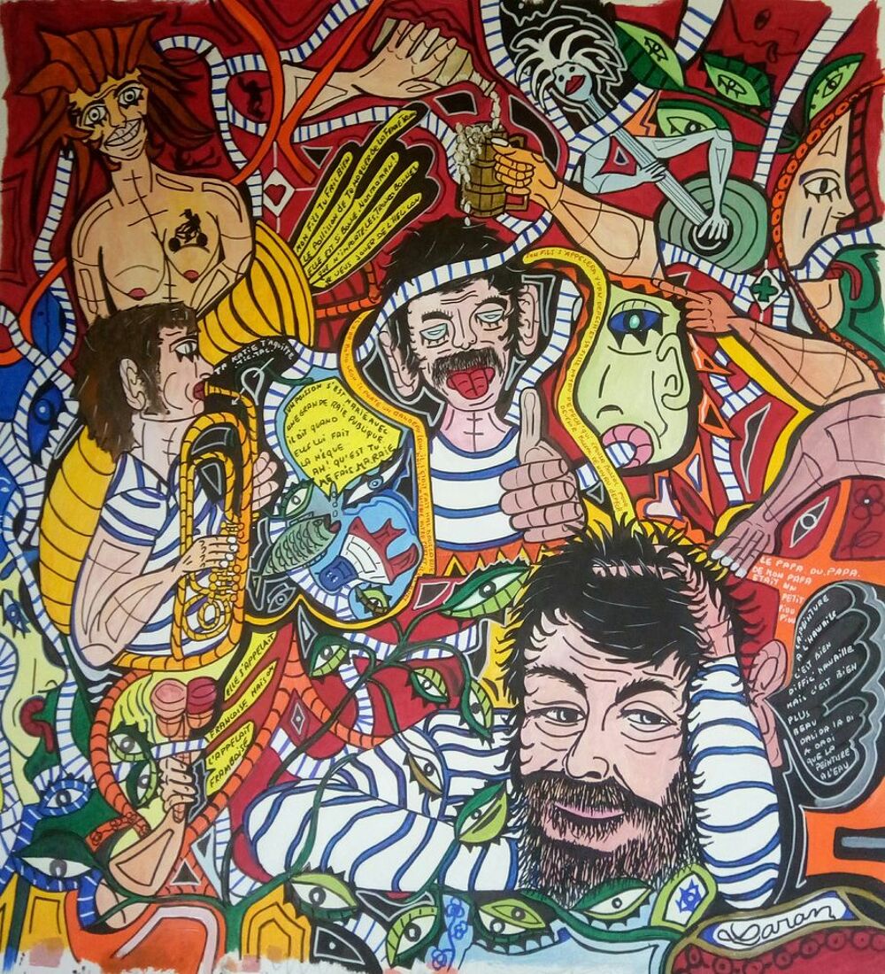 acrylique sur toile (tableau) Dcoration
