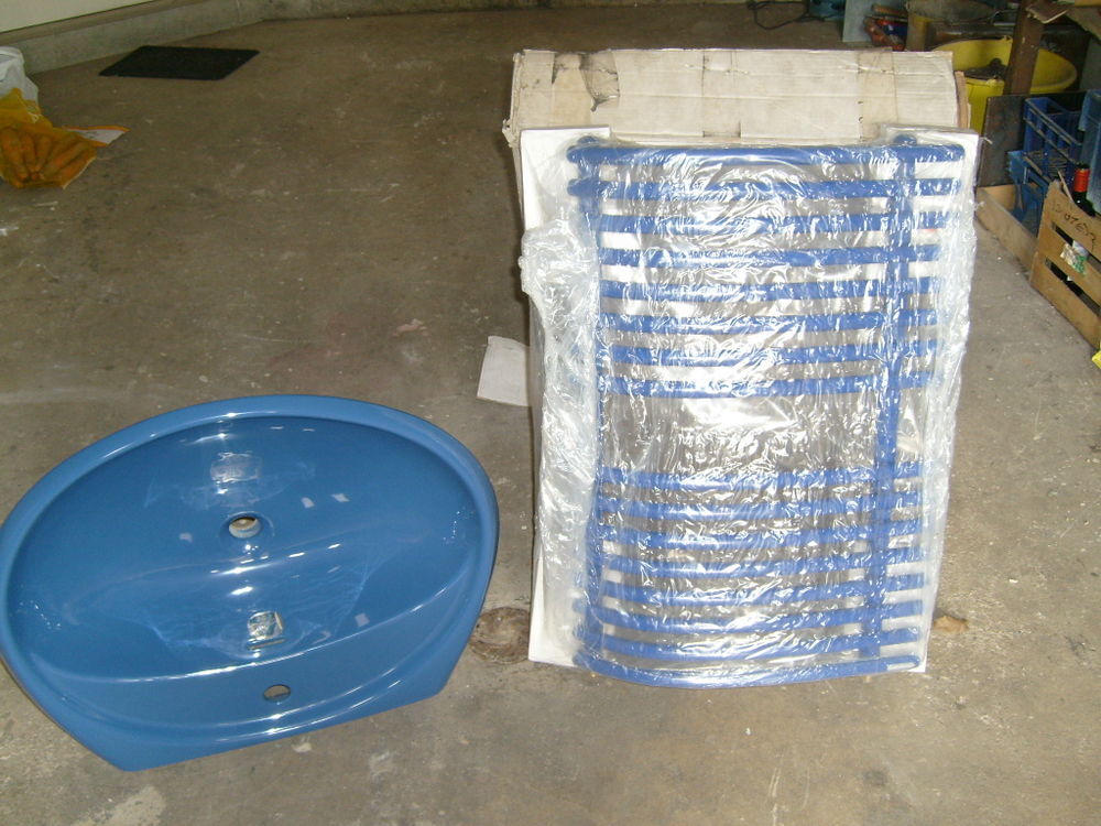 radiateur s&egrave;che serviette + lavabo Bricolage