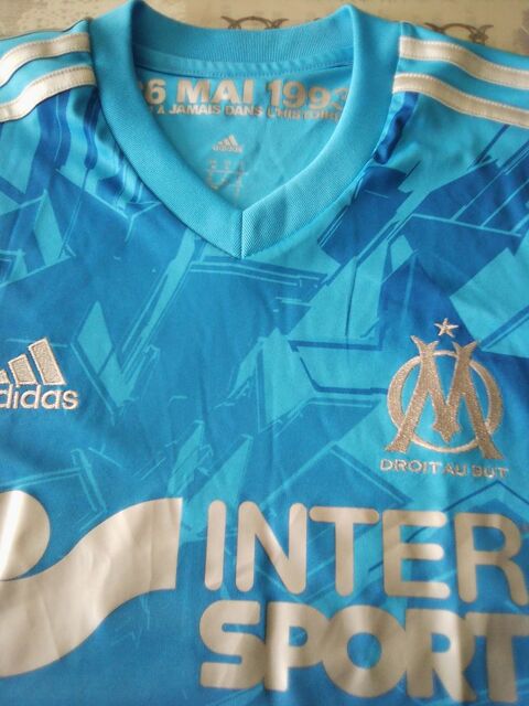 MAILLOT DE FOOT R�TRO OLYMPIQUE DE MARSEILLE 26 mai 1993 20 Oye-Plage (62)
