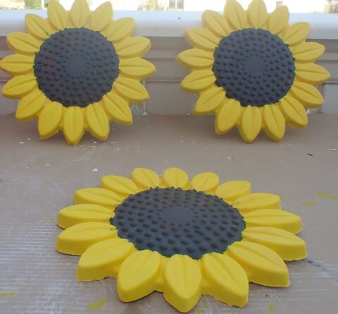 fleur de  tournesol  en moulage Courthézon (84)