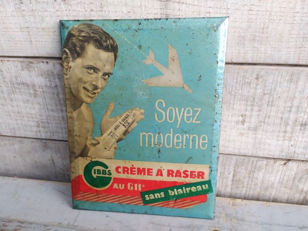 Ancien Glacoide Gibbs Cr&egrave;me &agrave; Raser Vintage
