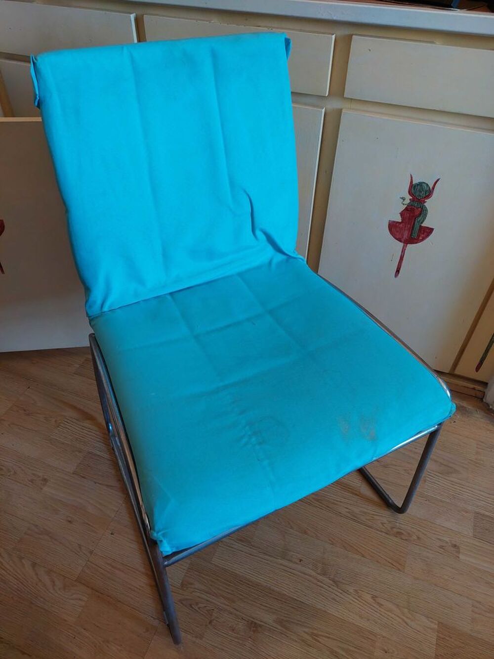 Fauteuil en tissus vintage Meubles