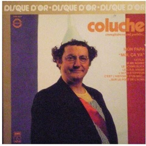 COLUCHE, DISQUE d'OR 1977 8 ragny (95)