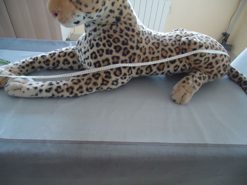 Valeur 80/120€ Magnifique peluche g&eacute;ante l&eacute;opard CE FRANCE Jeux / jouets