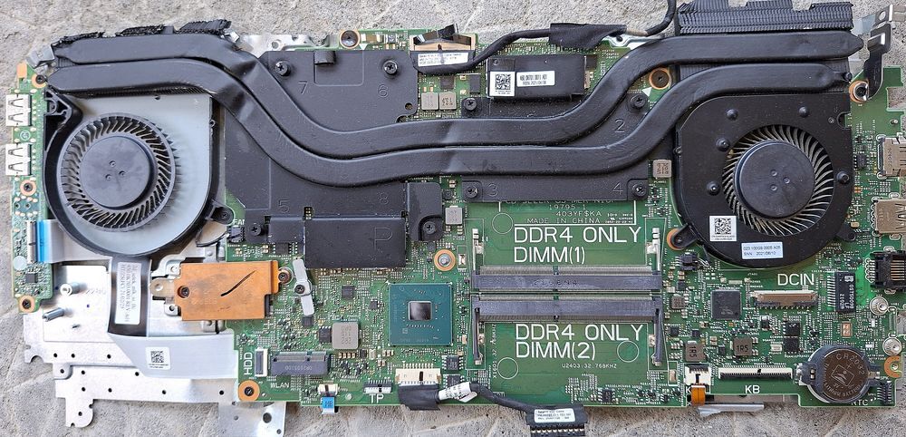 Carte M&egrave;re+Processeur i510300H Dell G3 15 3500 - Pour pi&egrave;ces Matériel informatique