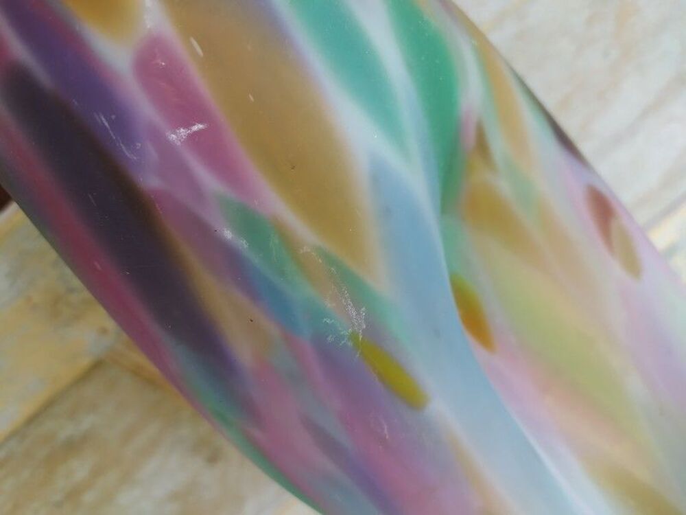 Vase P&acirc;te Verre Multicolore Tr&eacute;sor du Galion Mod&egrave;le Tzigan 